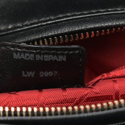 Christian Dior Lambskin Cannage Medium Lady Dior Black 7 of 10