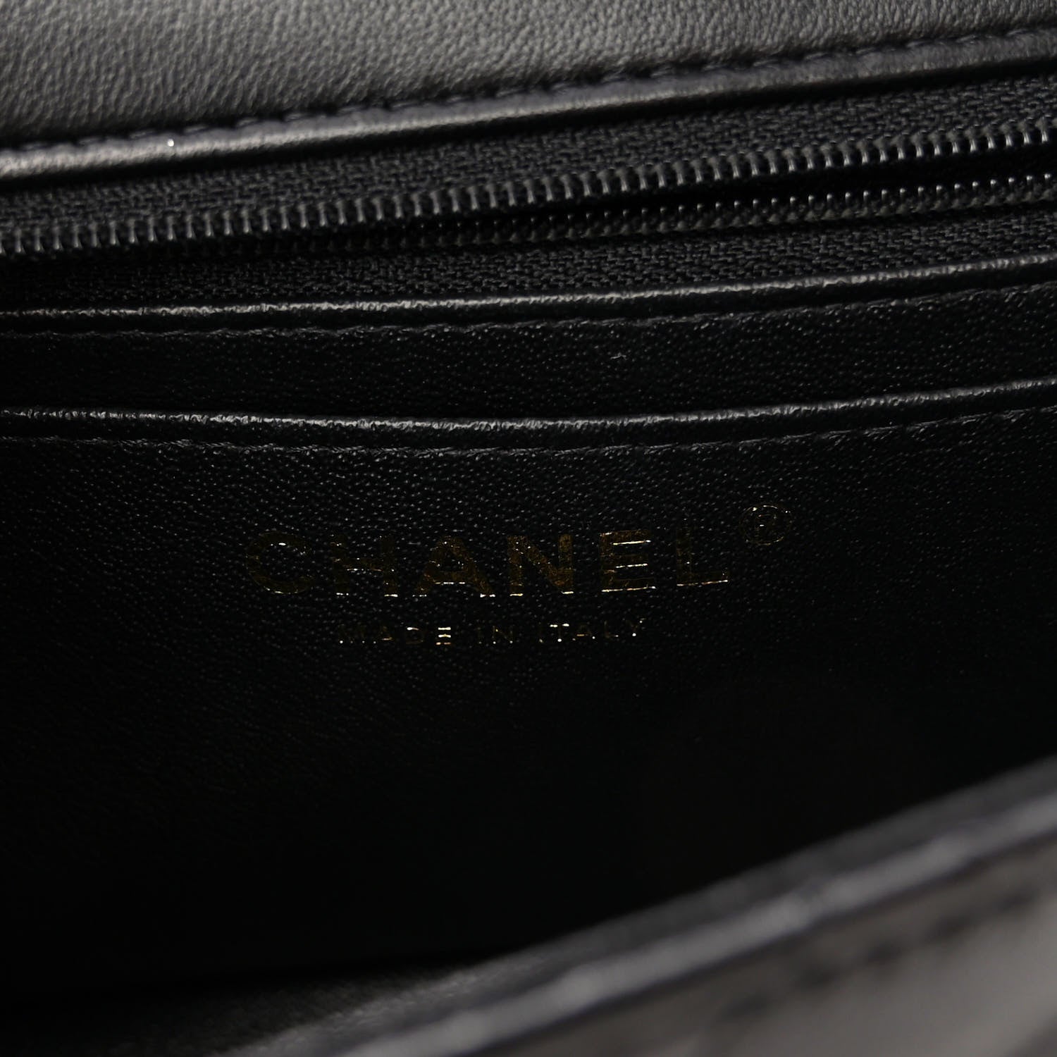 Chanel Lambskin Quilted Mini Top Handle Rectangular Flap Black 6 of 11