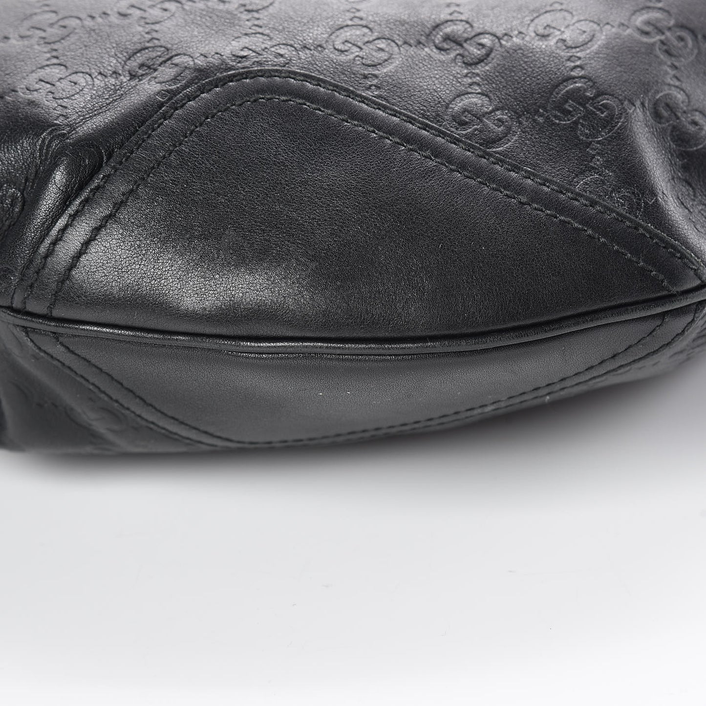 Guccissima Large Princy Hobo Black