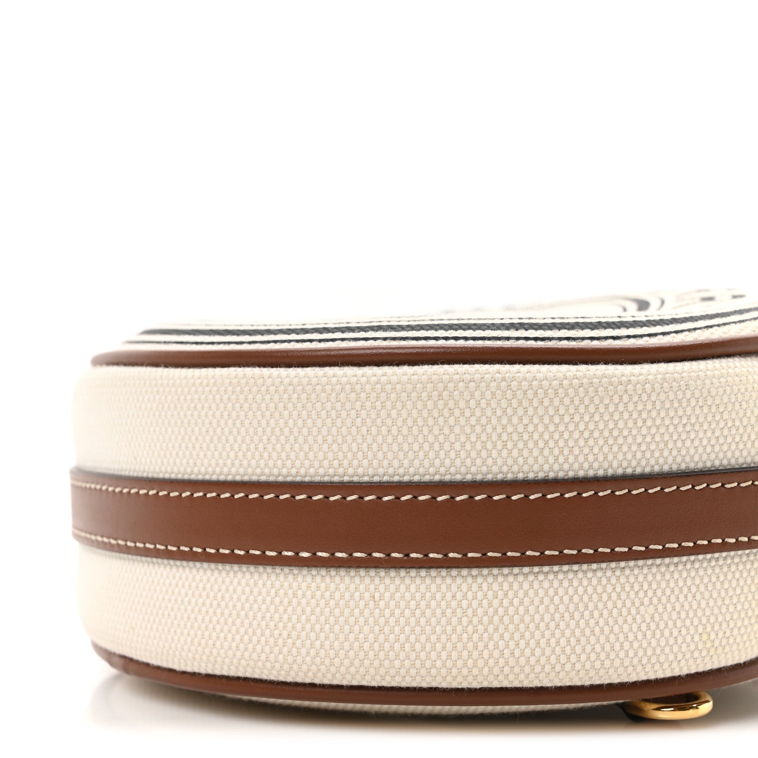 Burberry Canvas Calfskin Louise Bag Natural 10 of 11