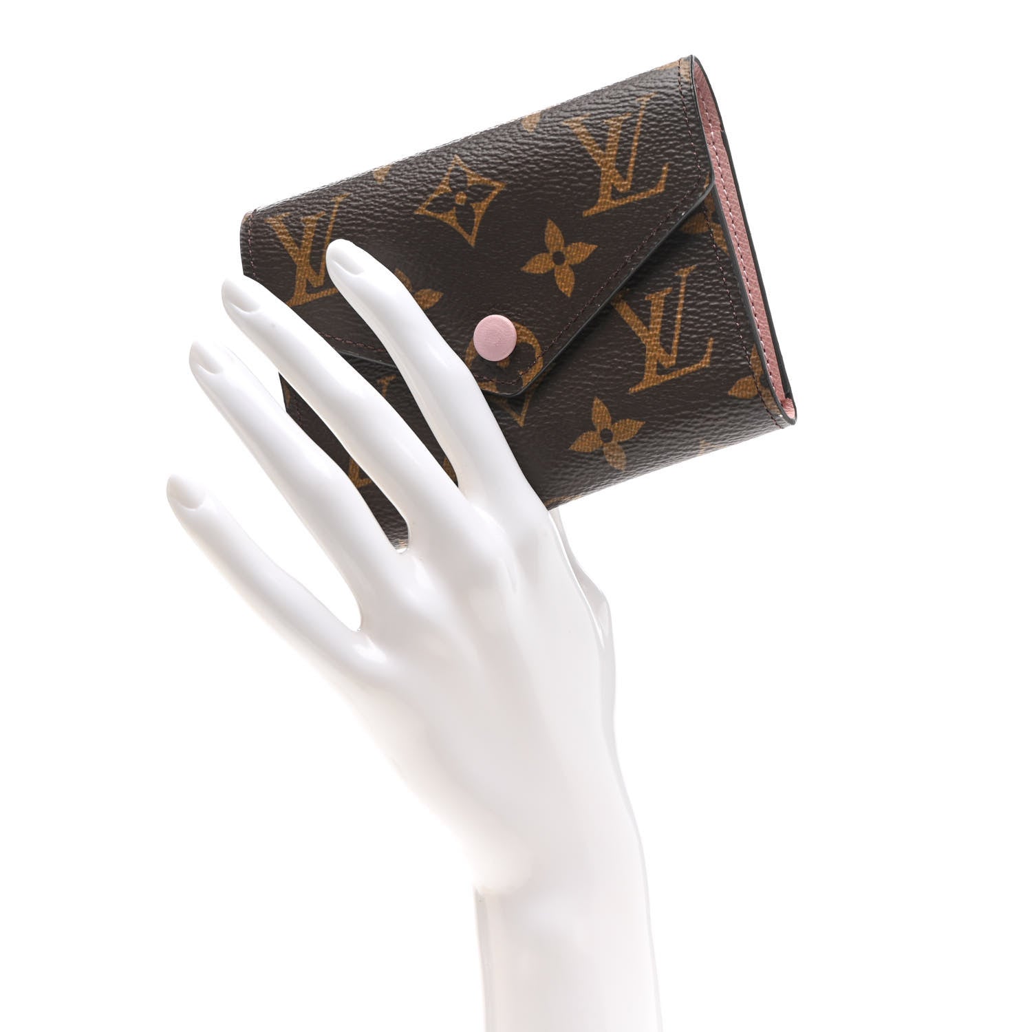 Louis Vuitton Monogram Victorine Wallet Rose Ballerine 2 of 13
