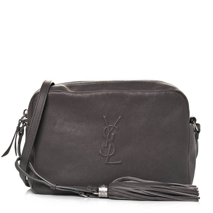 Saint Laurent Calfskin Monogram Small Lou Camera Bag Asphalt 1 of 16