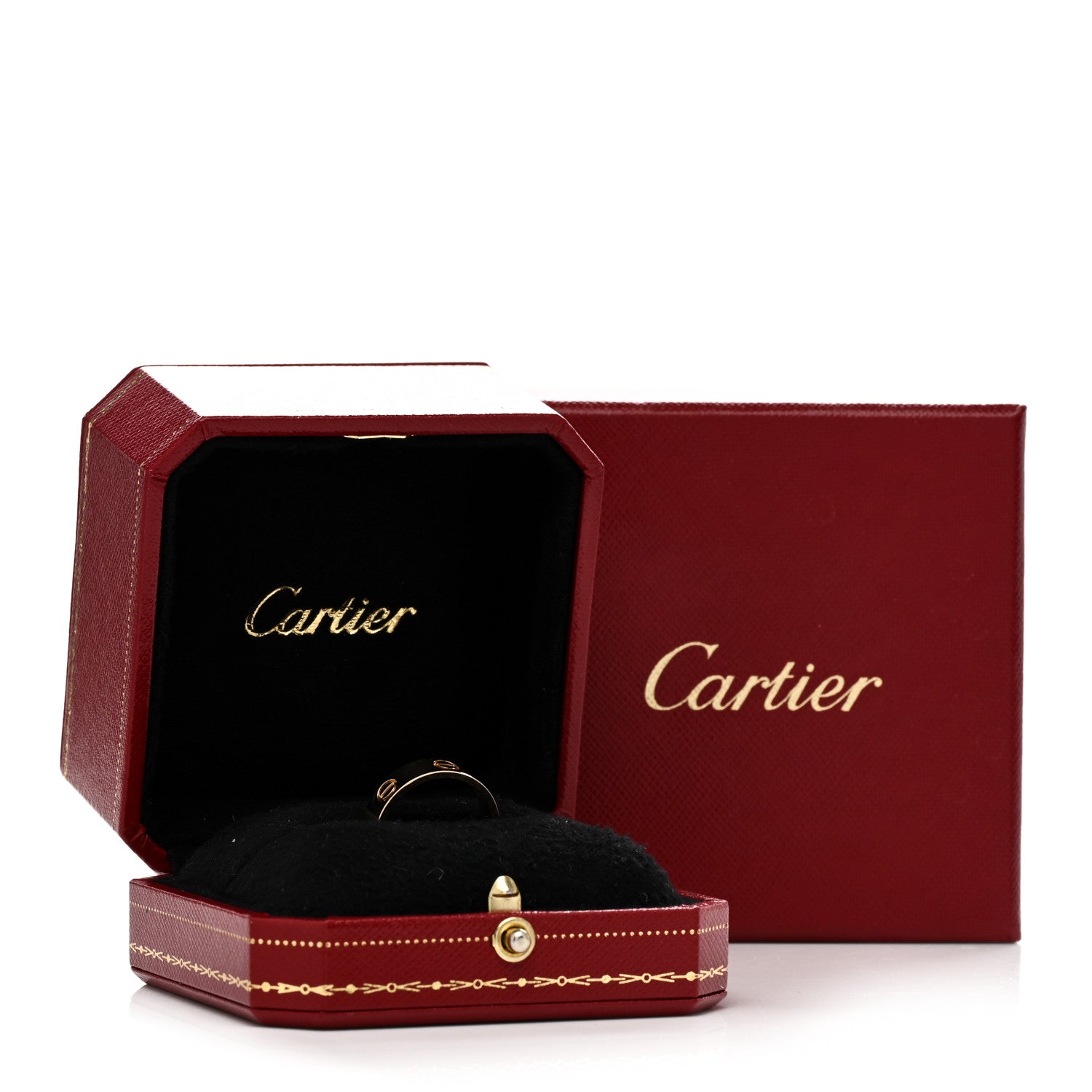 Cartier 18K Yellow Gold 5.5mm LOVE Ring 54 6.75 4 of 4