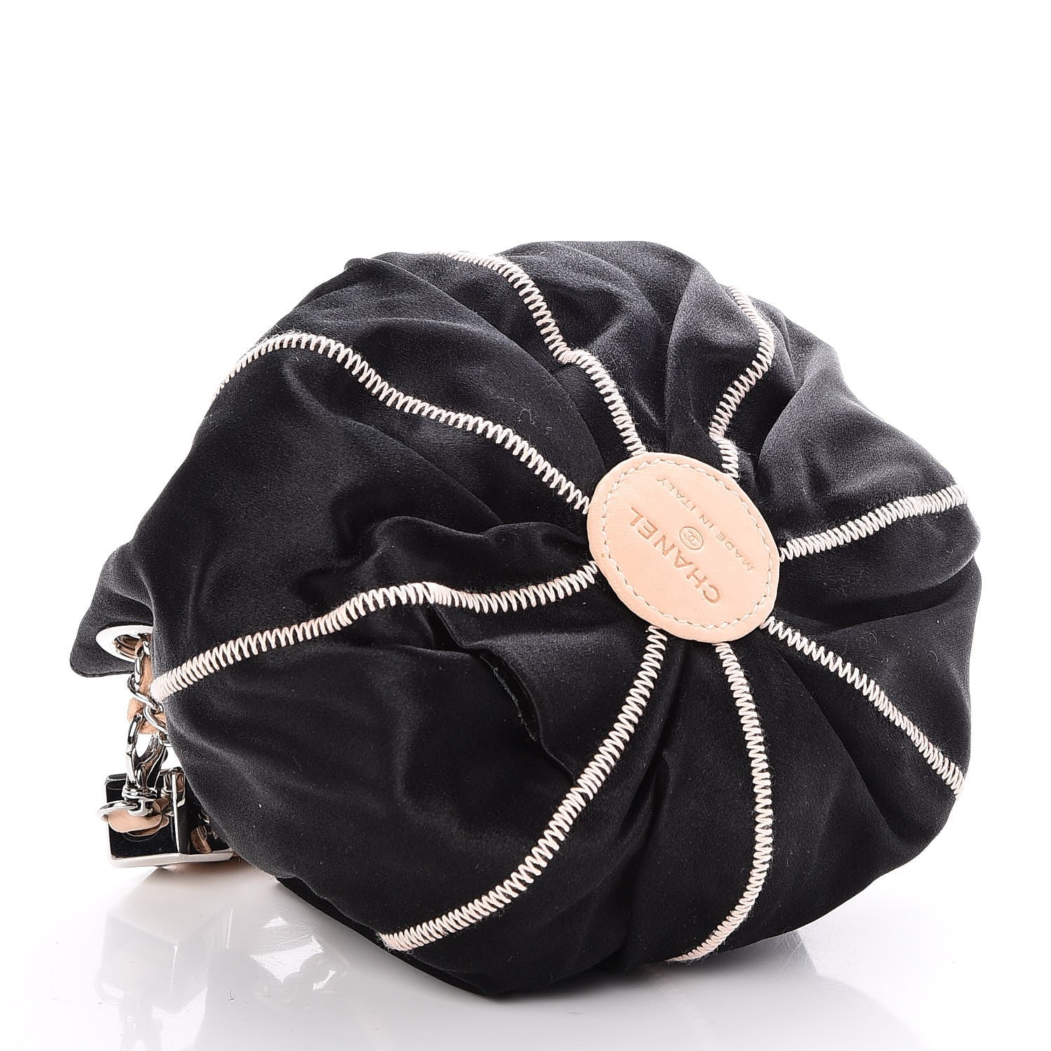 Chanel Lambskin Satin Reversible Mini Sac Cordon Light Pink 8 of 10
