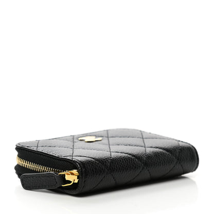 Chanel Caviar Quilted Classic Zipped Coin Purse Black 4 of 8