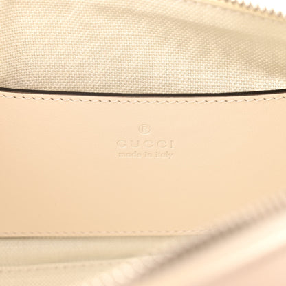 Gucci Calfskin Matelasse Chevron Monochrome GG Marmont Sling Shoulder Bag Mystic White 6 of 10