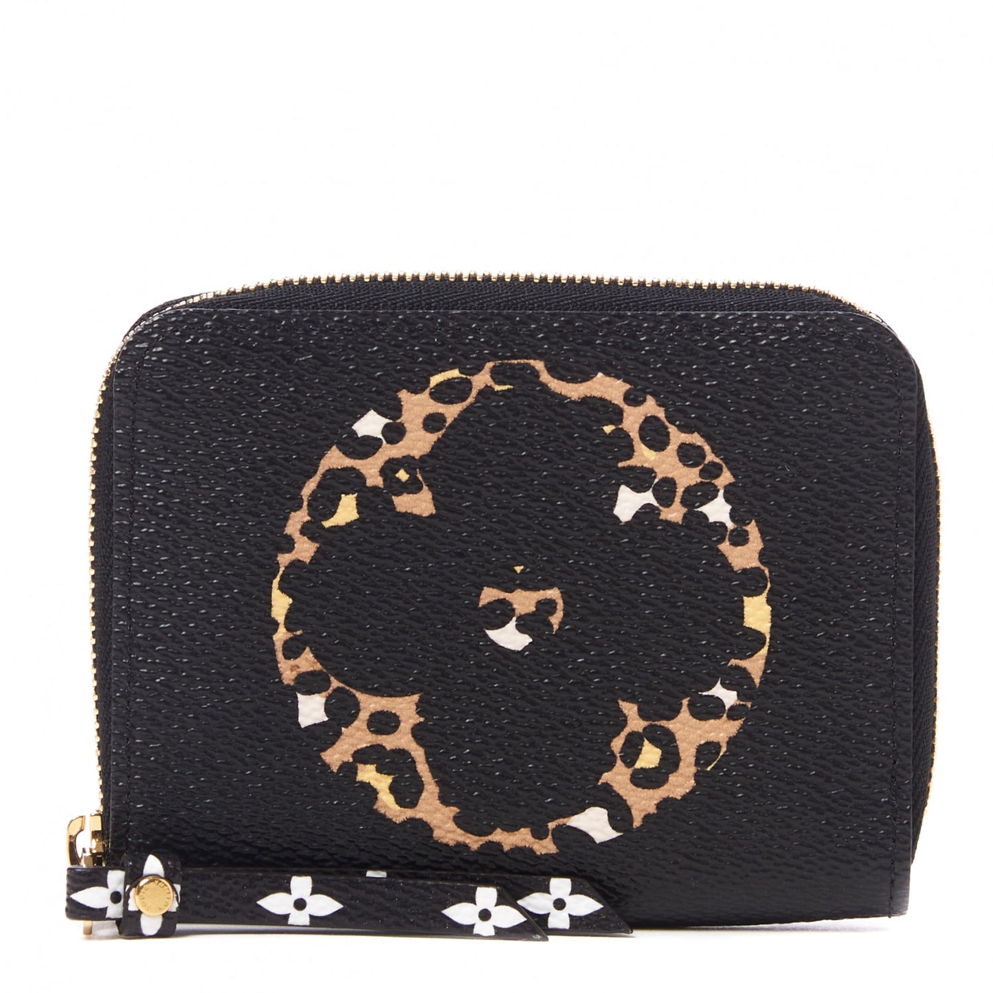 Monogram Giant Jungle Zippy Coin Purse Black