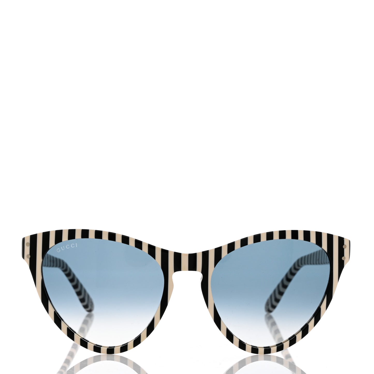 Cat Eye GG0569S Sunglasses White Black