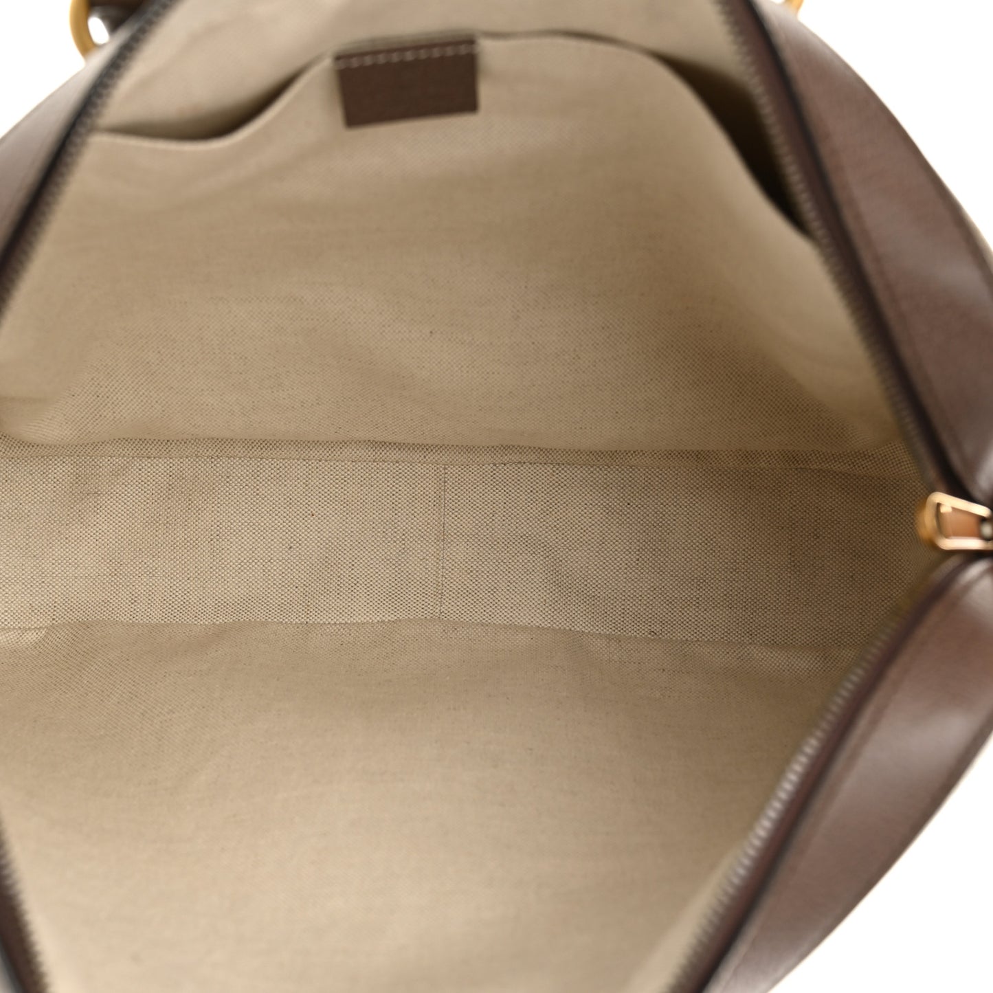 GG Supreme Monogram Textured Calfskin Web Medium Ophidia Briefcase Beige Ebony New Acero