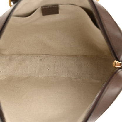 Gucci GG Supreme Monogram Textured Calfskin Web Medium Ophidia Briefcase Beige Ebony New Acero 5 of 10