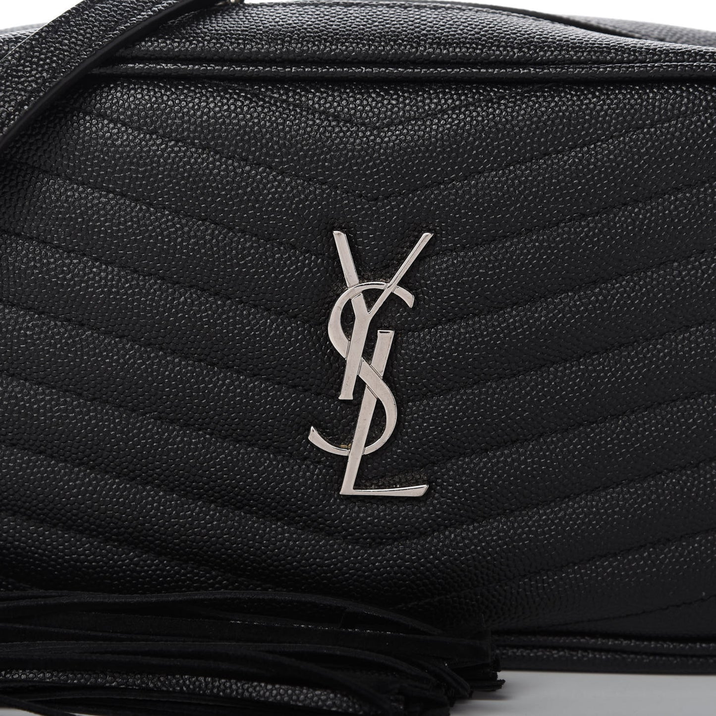 Grain De Poudre Matelasse Monogram Mini Lou Camera Bag Black