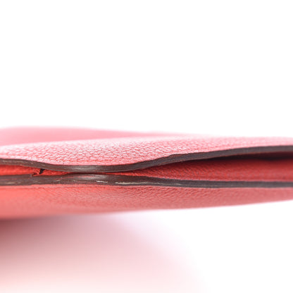 Hermes Togo Dogon Duo Wallet Rouge Pivoine 13 of 13