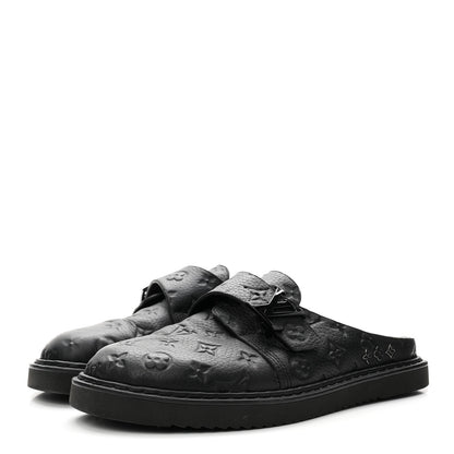 Louis Vuitton Empreinte Monogram LV Easy Mens Mule 8.5 Black 4 of 9