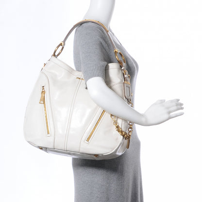 Prada Vitello Shine Hobo Talco 2 of 8