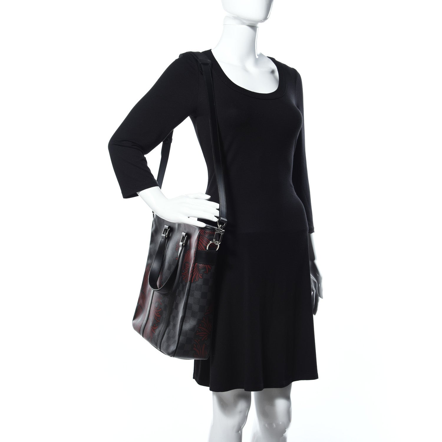 Louis Vuitton Damier Graphite Rope Tadao Red 2 of 9