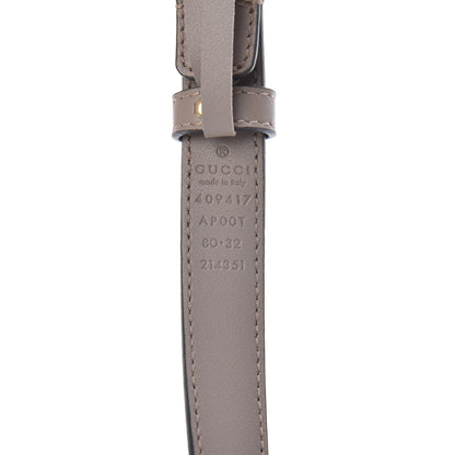 Gucci Calfskin Double G 20mm Belt 80 32 Porcelain Rose 3 of 5