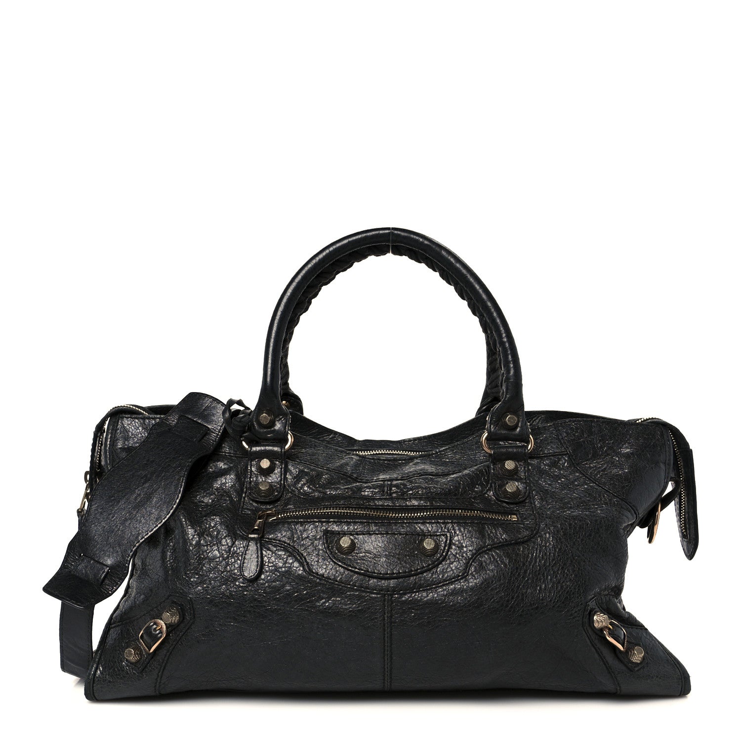 Balenciaga Agneau Giant 12 Rose Gold Hardware Part Time Black 1 of 11