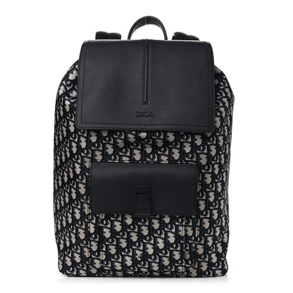 Christian Dior Oblique Motion Backpack Blue 1 of 11
