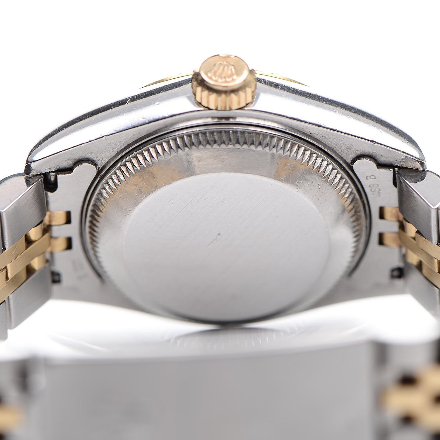 Stainless Steel 18K Yellow Gold 26mm Oyster Perpetual Datejust Watch White Roman 79173