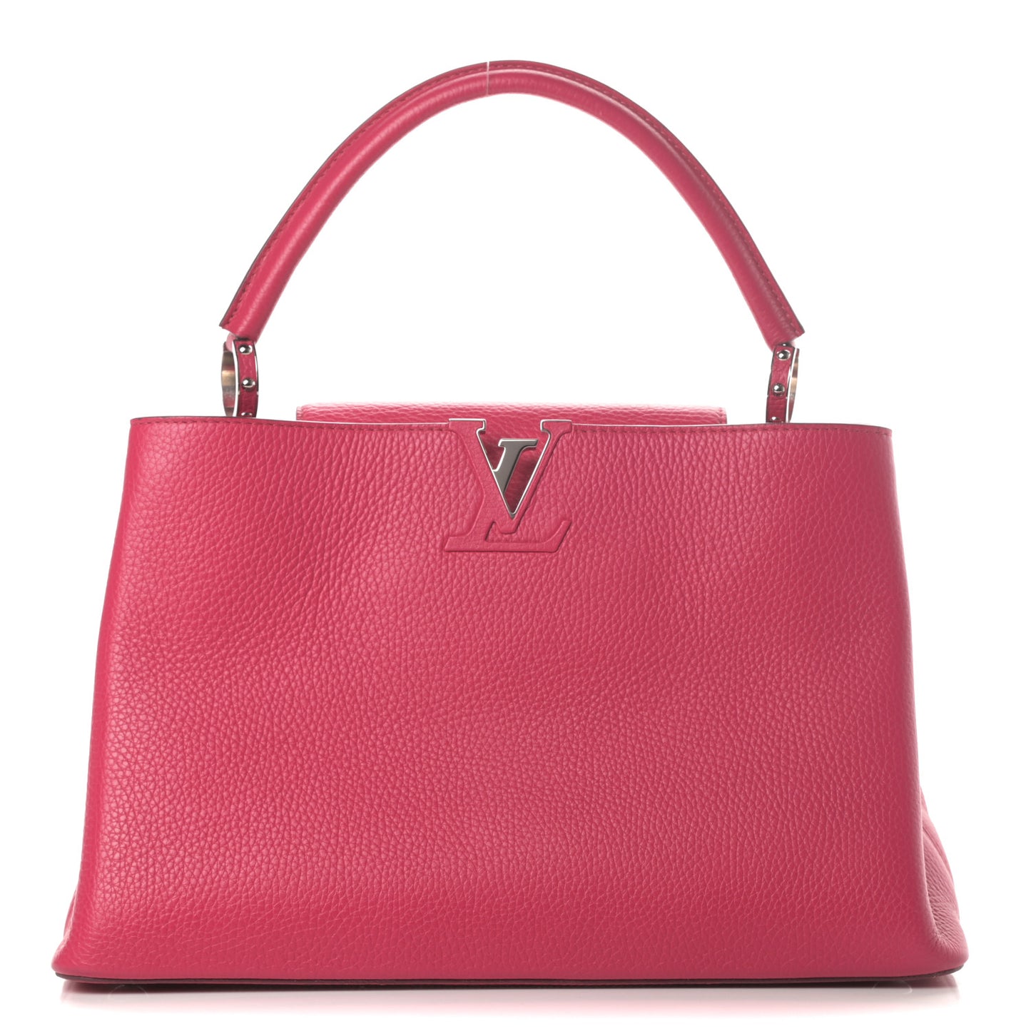 Taurillon Capucines MM Fuchsia
