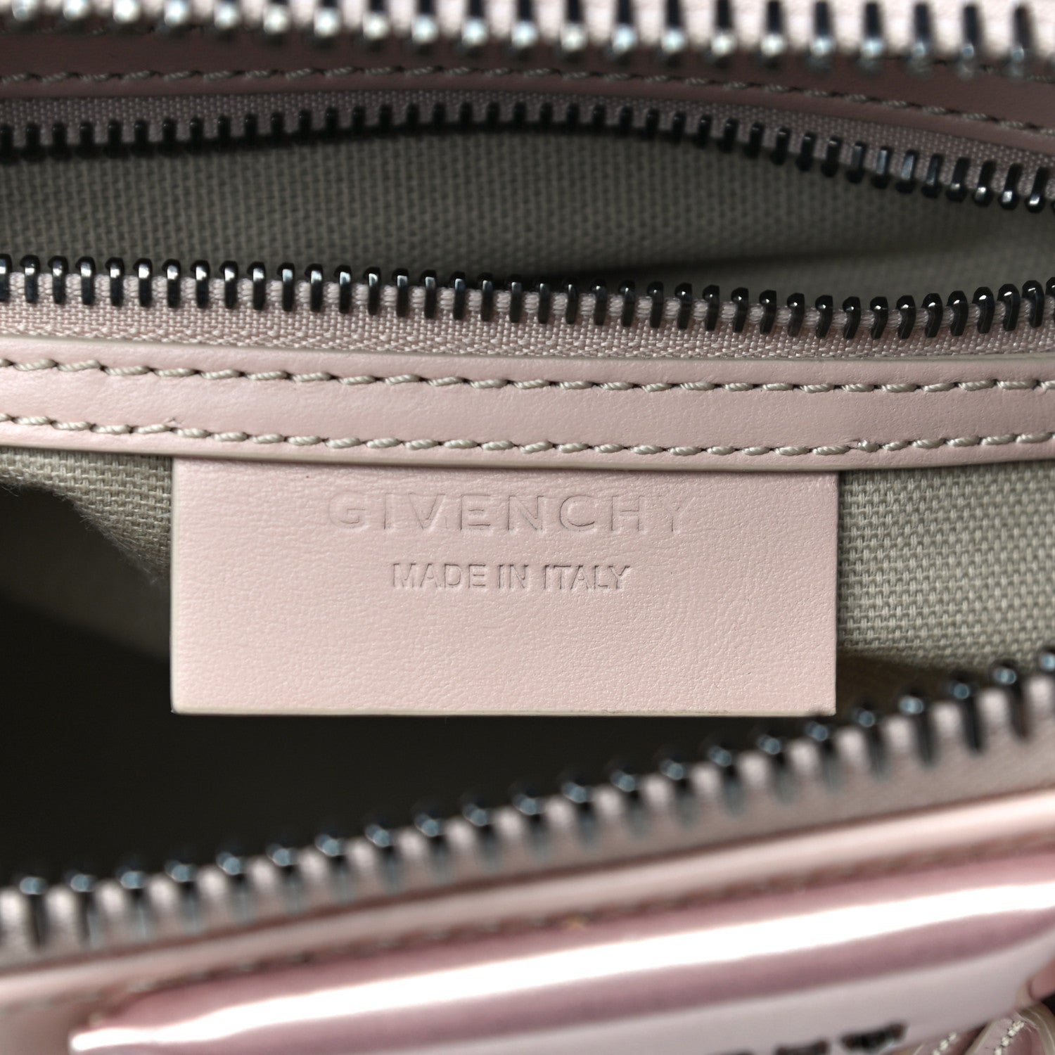 Givenchy Metallic Calfskin Mini Antigona Light Pink 6 of 19
