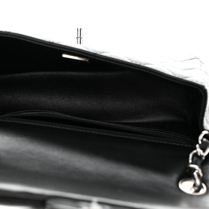 Chanel Lambskin Quilted Mini Rectangular Flap Black 5 of 10