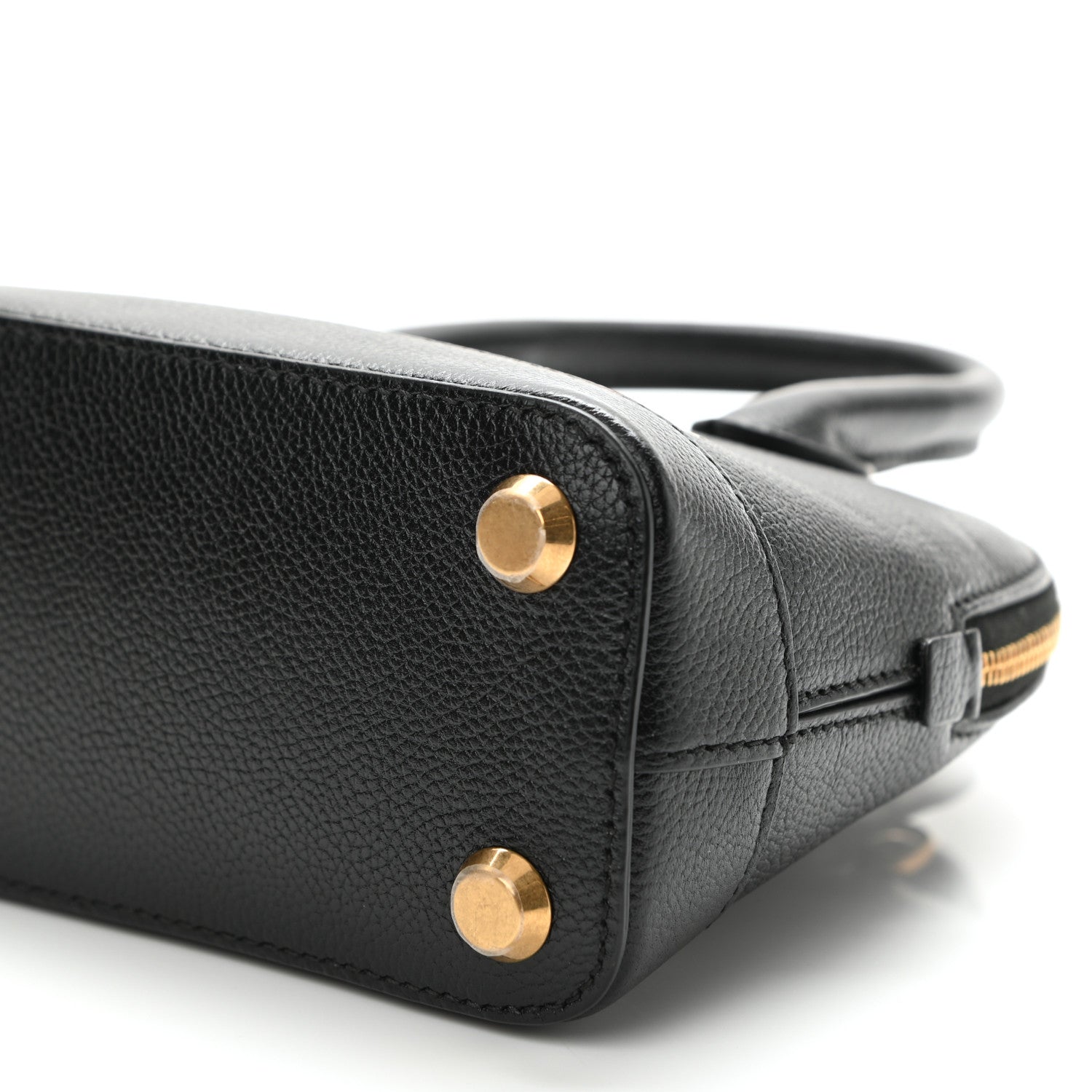 Balenciaga Grained Calfskin XXS Ville Top Handle Bag Black 11 of 11