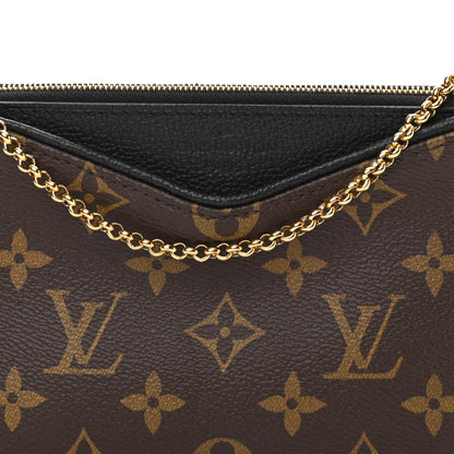 Louis Vuitton Monogram Pallas Clutch Black 8 of 11