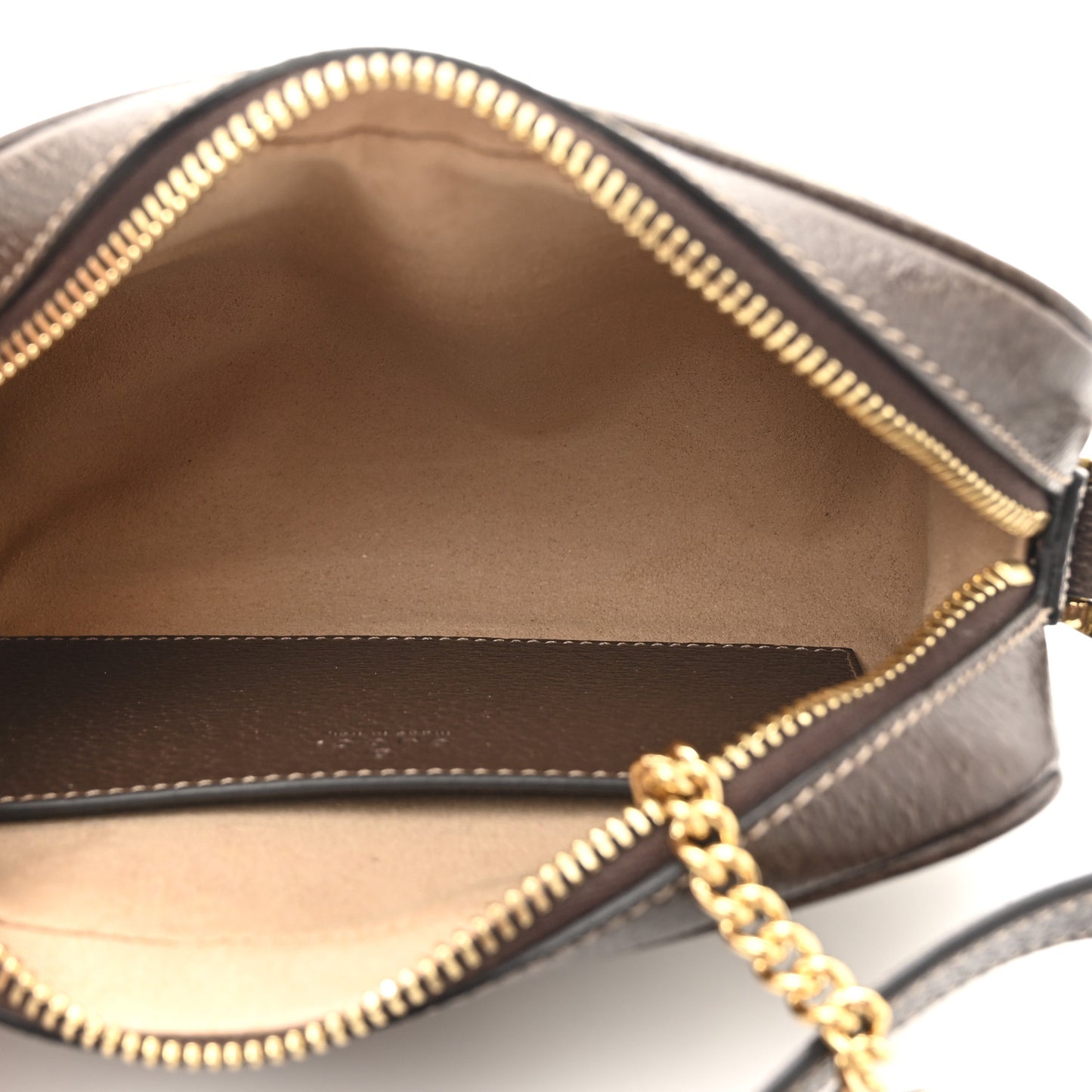GG Supreme Monogram Web Mini Ophidia Shoulder Bag Brown