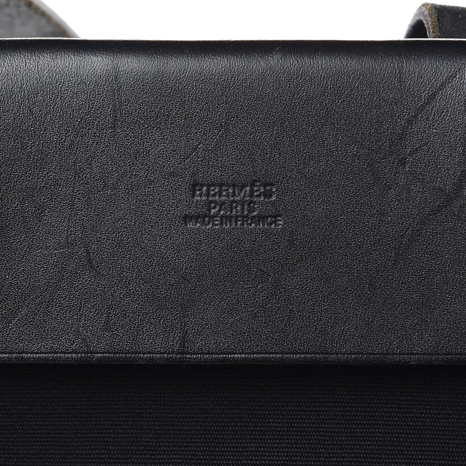 Hermes Toile Vache Hunter Herbag Cabas MM Black 6 of 16