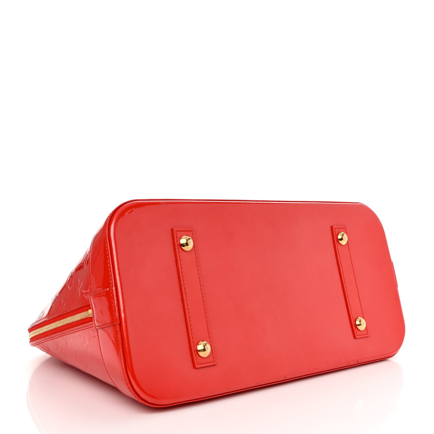 Louis Vuitton Vernis Alma GM Orange Sunset 4 of 15
