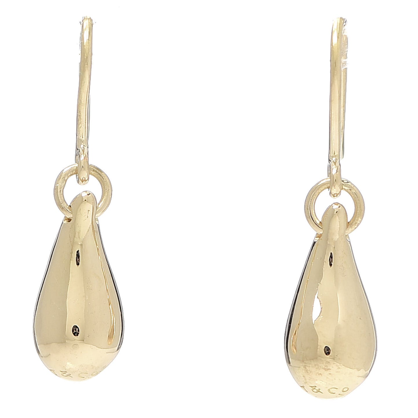 18K Yellow Gold Elsa Peretti Tear Drop Earrings