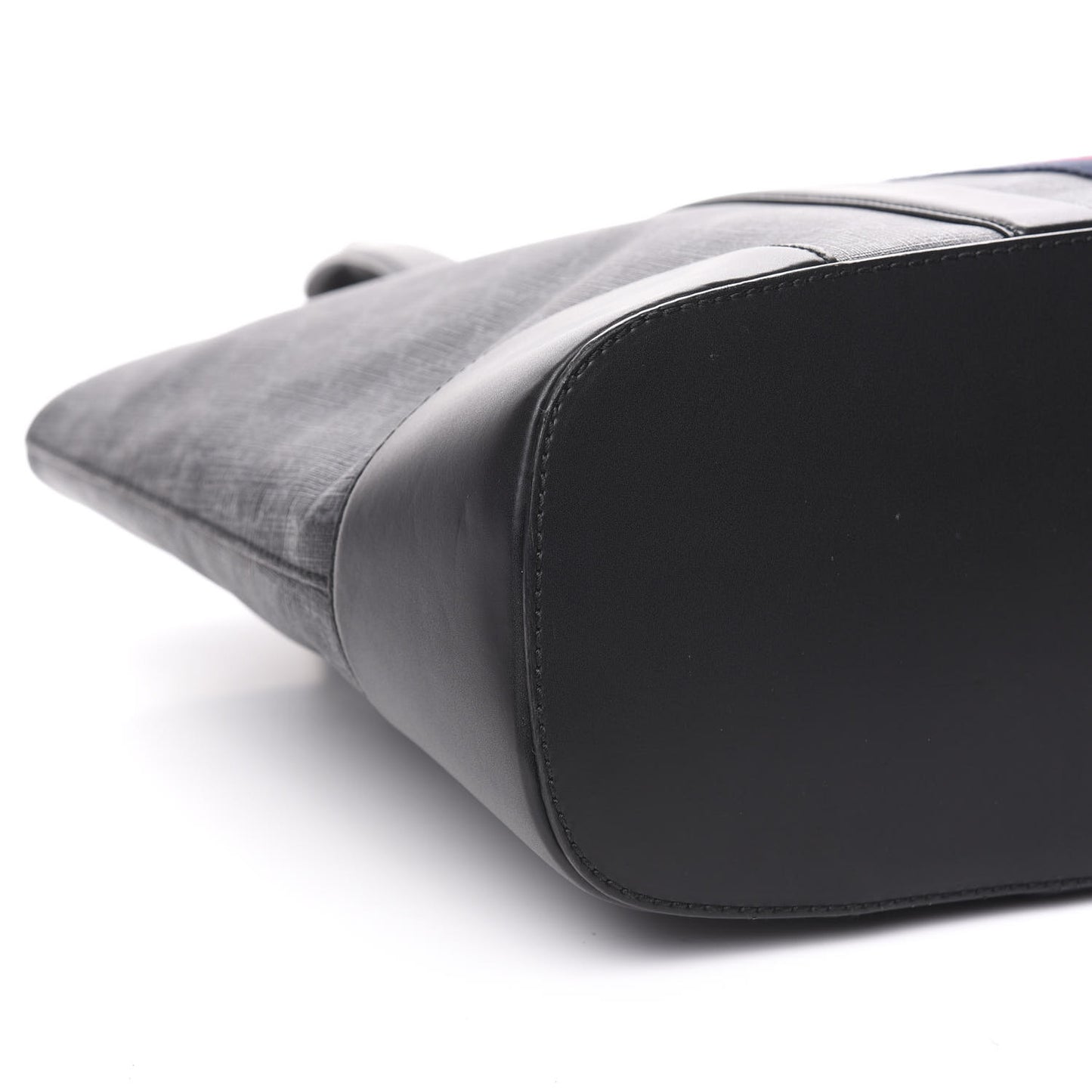 GG Supreme Monogram Web Tote Black Grey