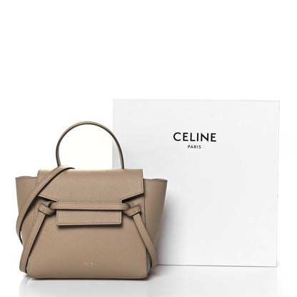 Celine Grained Calfskin Nano Belt Bag Light Taupe 12 of 12