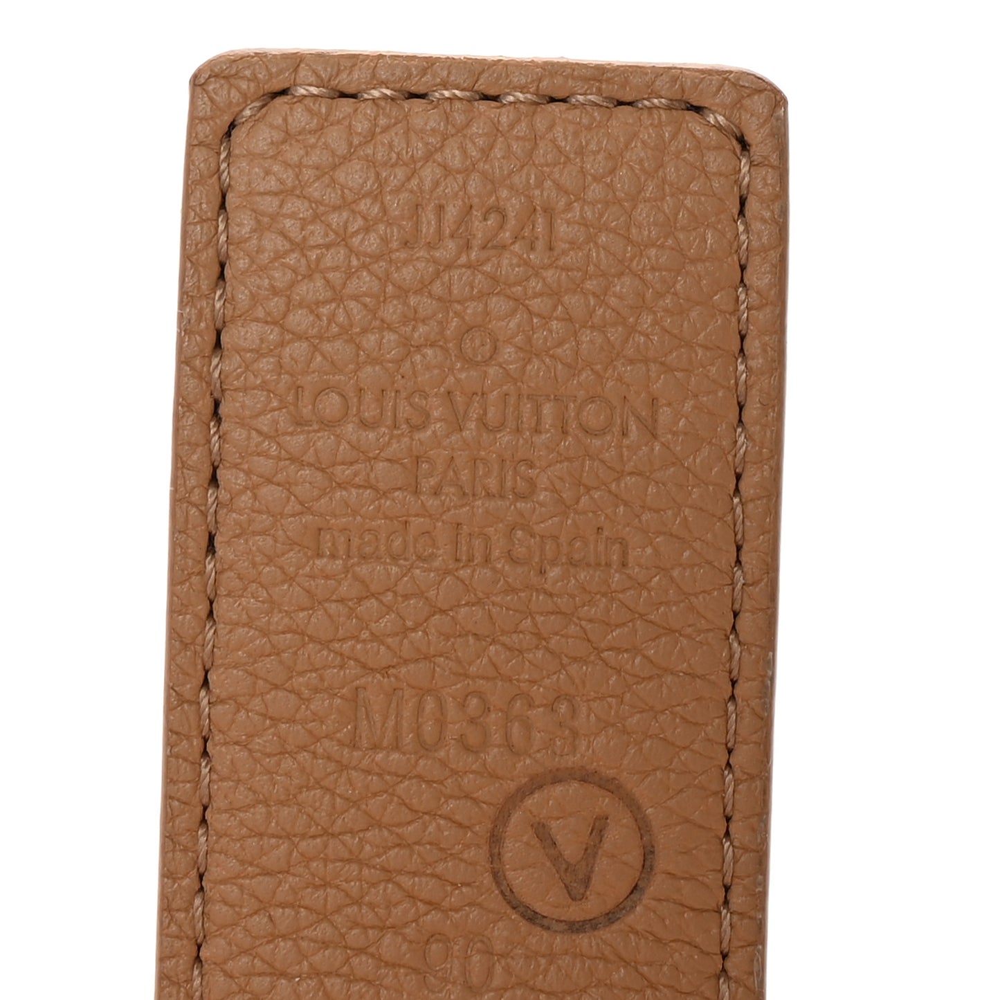 Calfskin Monogram 30mm LV Initiales Reversible Belt 90 36 Arizona