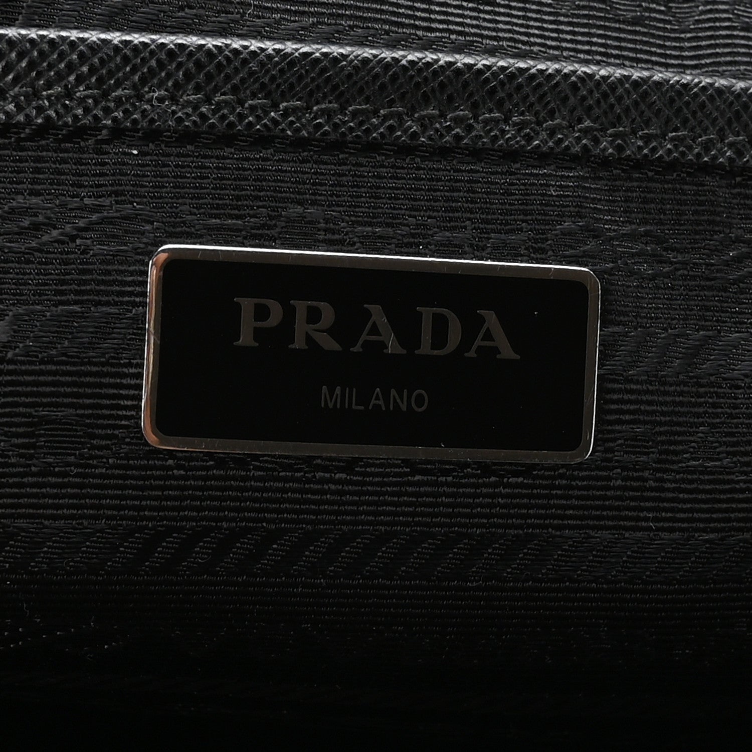 Prada Re-Nylon Saffiano Medium Backpack Black 6 of 12