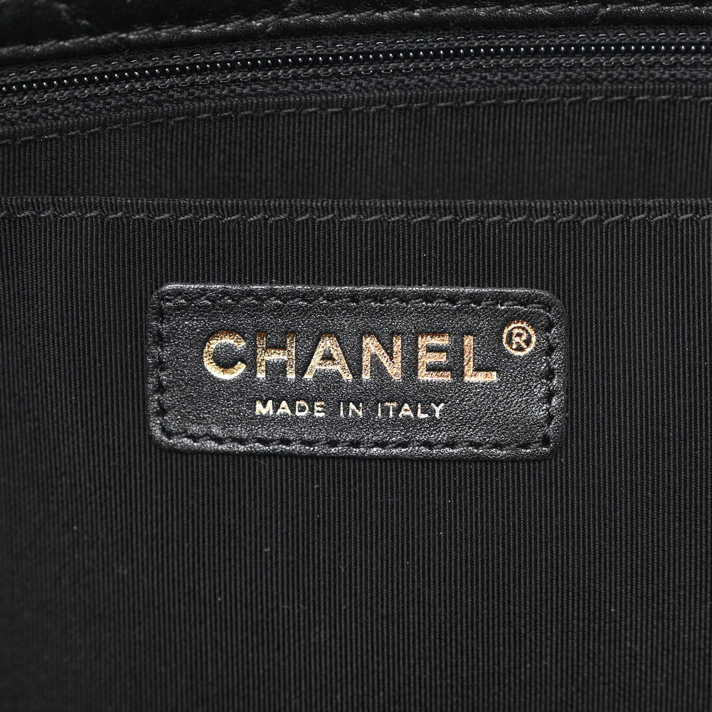 Calfskin Quilted Small XXL Travel Flap Bag Black