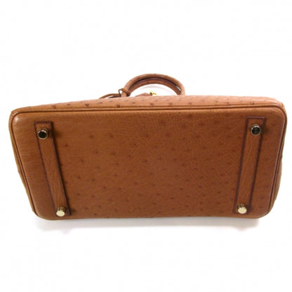 Hermes Ostrich Birkin 30 Gold 3 of 10