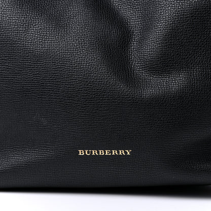 Burberry Grainy Calfskin House Check Small Canterbury Black 9 of 9