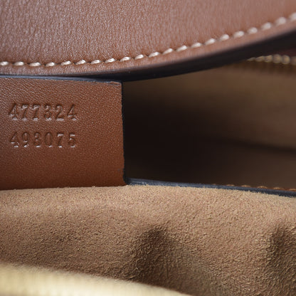 Gucci GG Supreme Monogram Large Linea A Hobo Light Brown 8 of 11