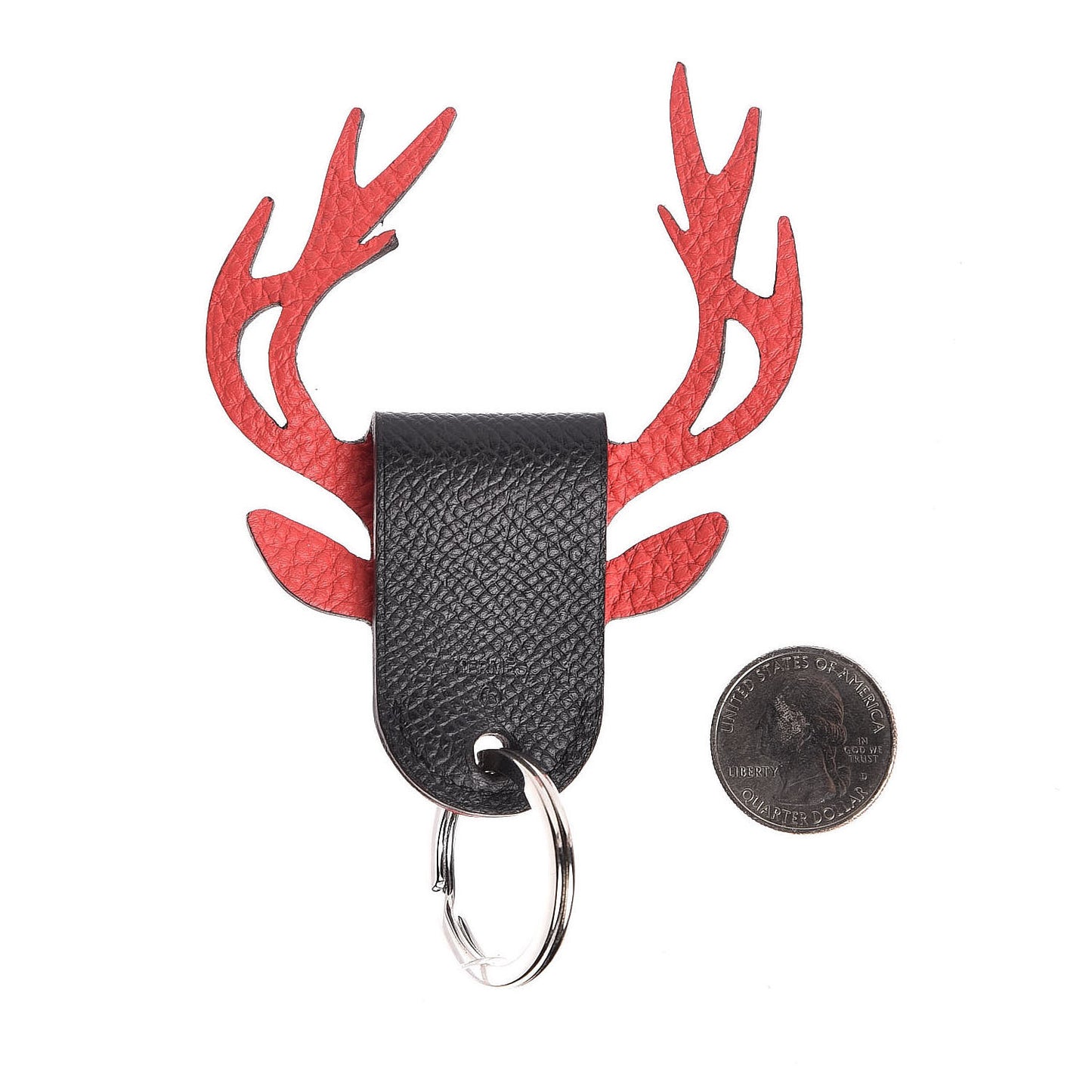 Epsom Stag Key Ring Black