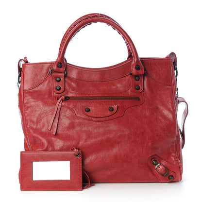 Balenciaga Agneau Classic Hardware Velo Sang 1 of 9