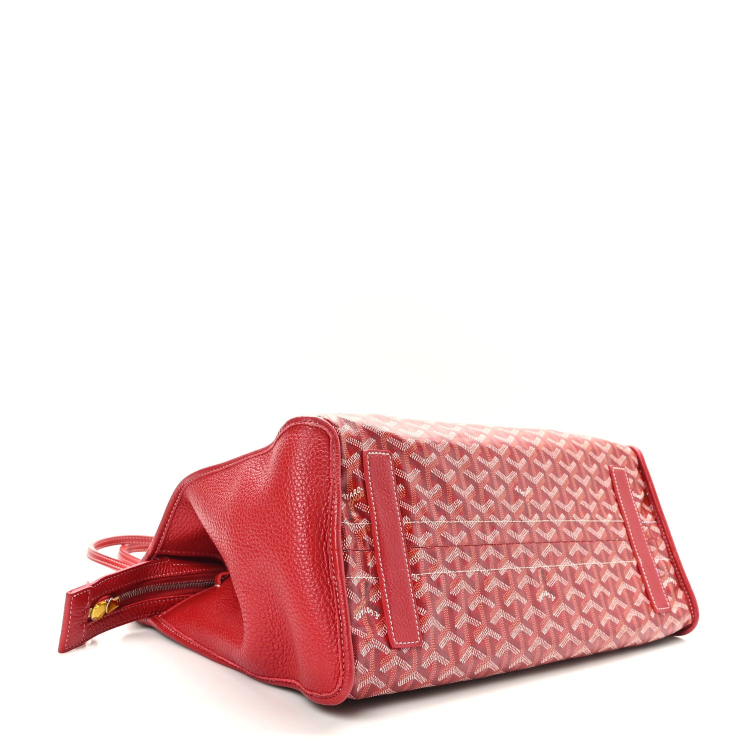 Goyard Goyardine Sac Hardy Pet Carrier PM Red 5 of 9