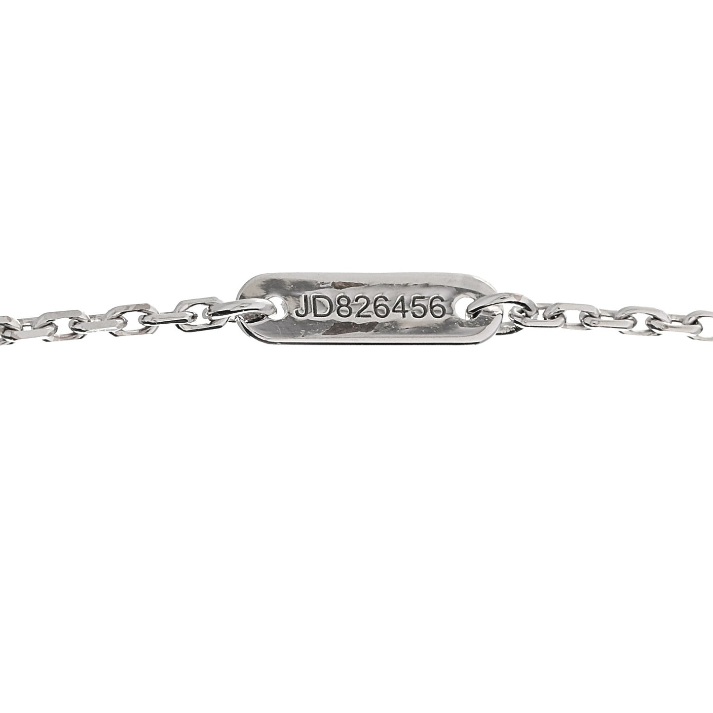 18K White Gold Diamond Mini Frivole Pendant Pave Necklace