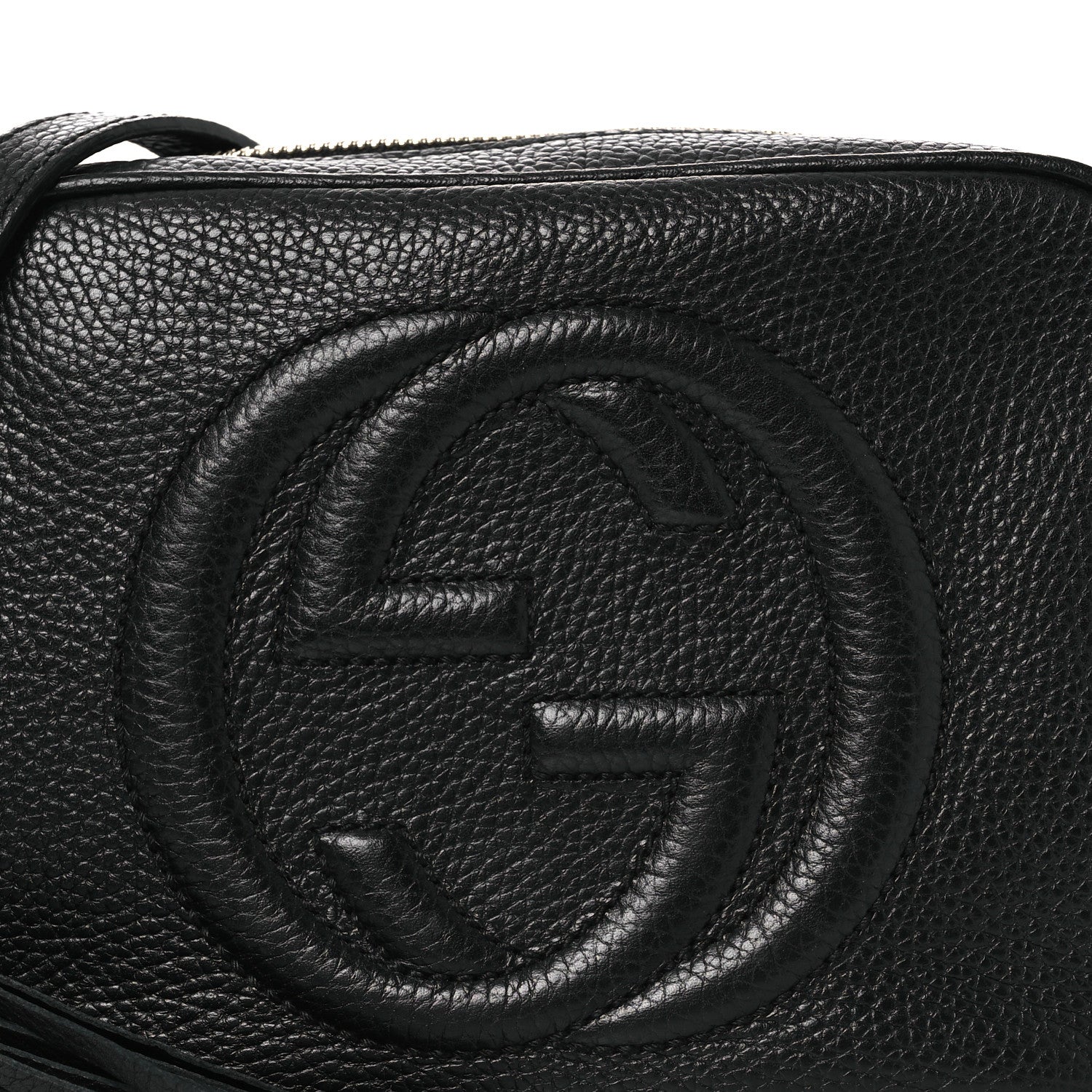 Gucci Pebbled Calfskin Small Soho Disco Bag Black 8 of 13