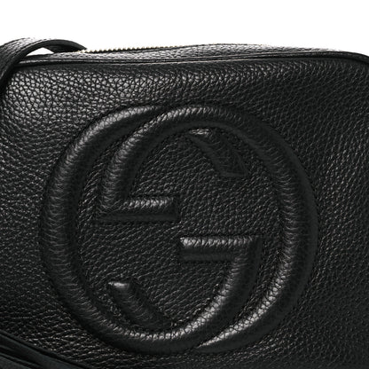Gucci Pebbled Calfskin Small Soho Disco Bag Black 8 of 13