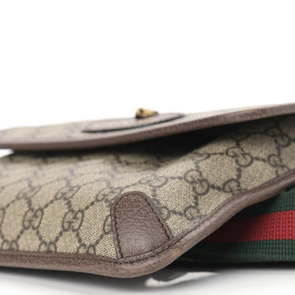 Gucci GG Supreme Monogram Neo Vintage Web Belt Bag Brown 13 of 13