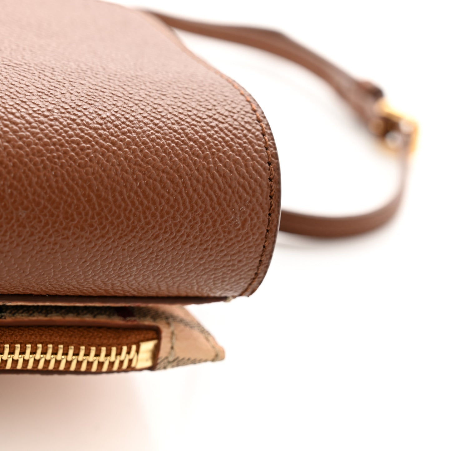 Haymarket Check Small Loxley Crossbody Bright Toffee