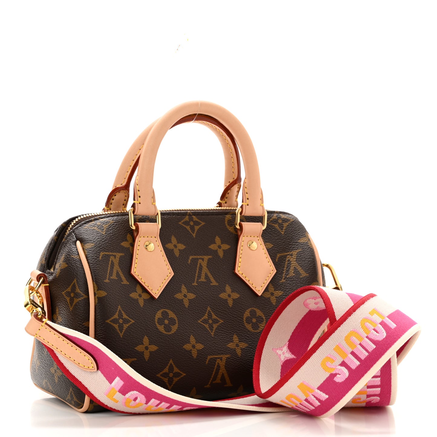 Monogram Speedy Bandouliere 20 Fuchsia