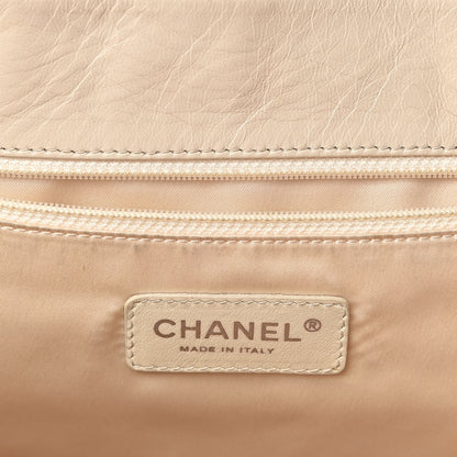 Chanel Lambskin Quilted East West Tote Ivory 8 of 18